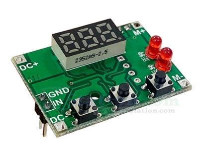 DC 3.3V-12V 100mA DC Brush Motor Forward Reverse Controller 0.1s-99.9s Automatic Cycle Timer